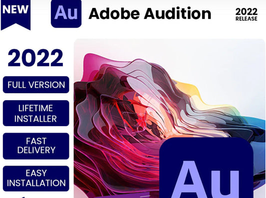 Adobe Audition 2022 Lifetime License